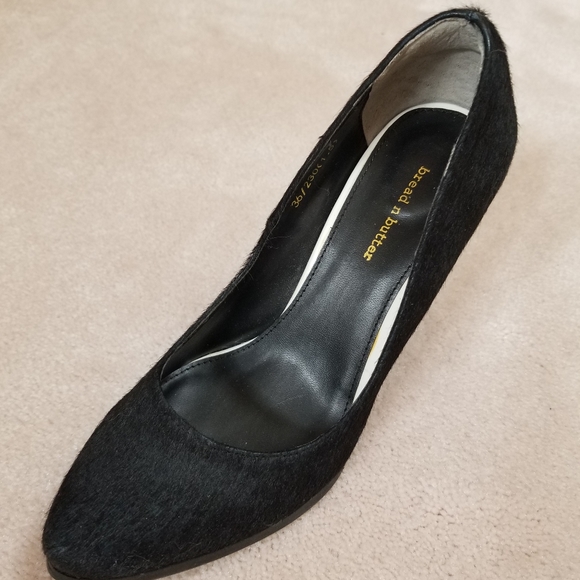 Black calf leather heels - Picture 1 of 6